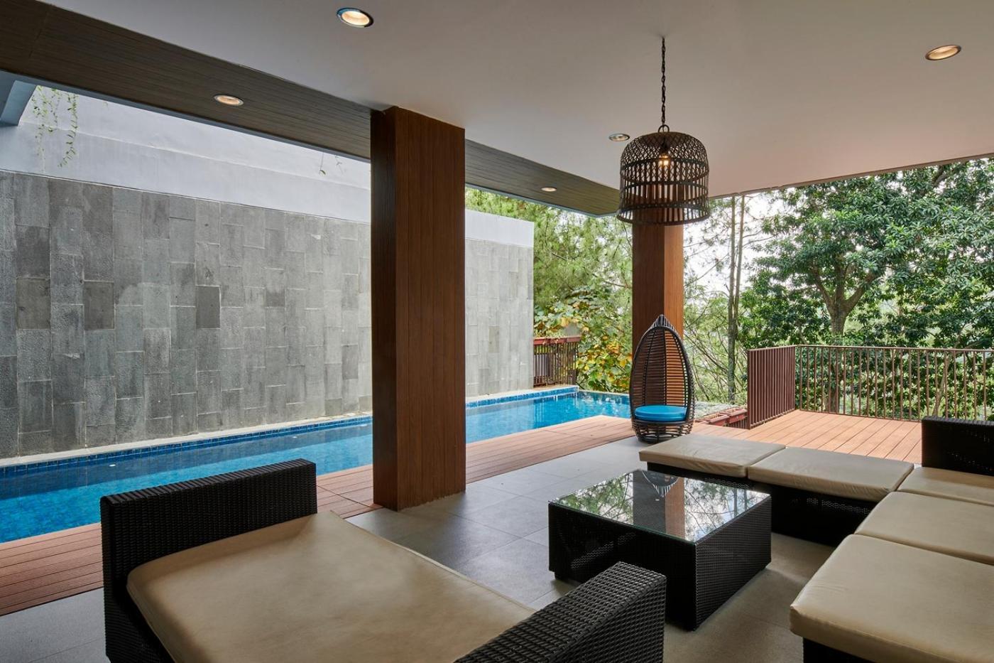 Asmaya Hill View Villa 7 Bedrooms With A Private Swimming Pool 万隆 外观 照片