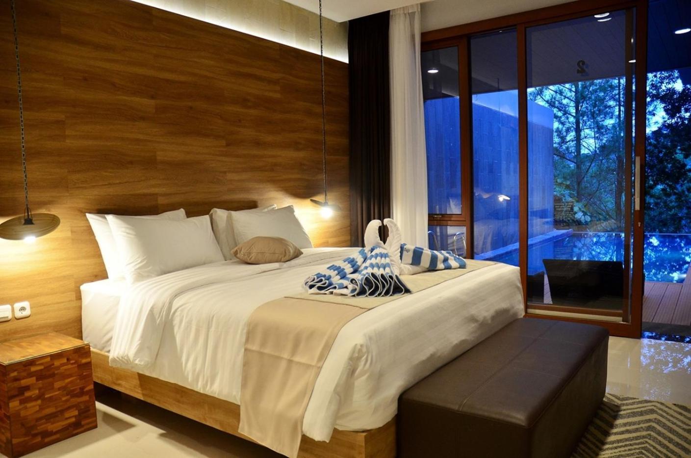Asmaya Hill View Villa 7 Bedrooms With A Private Swimming Pool 万隆 外观 照片