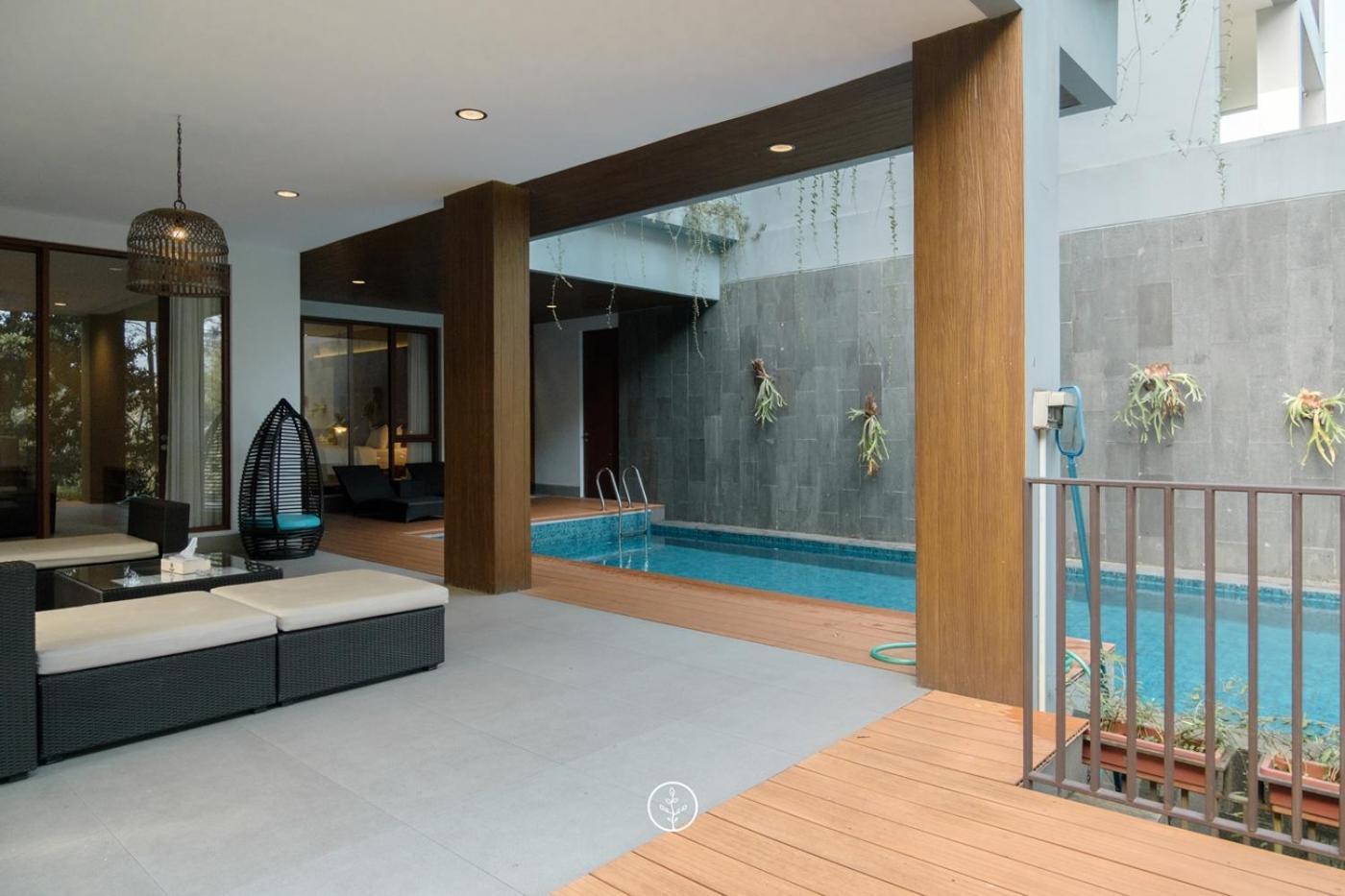 Asmaya Hill View Villa 7 Bedrooms With A Private Swimming Pool 万隆 外观 照片