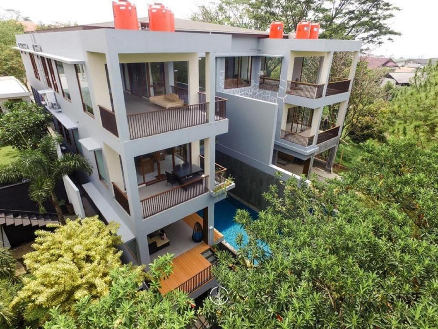 Asmaya Hill View Villa 7 Bedrooms With A Private Swimming Pool 万隆 外观 照片