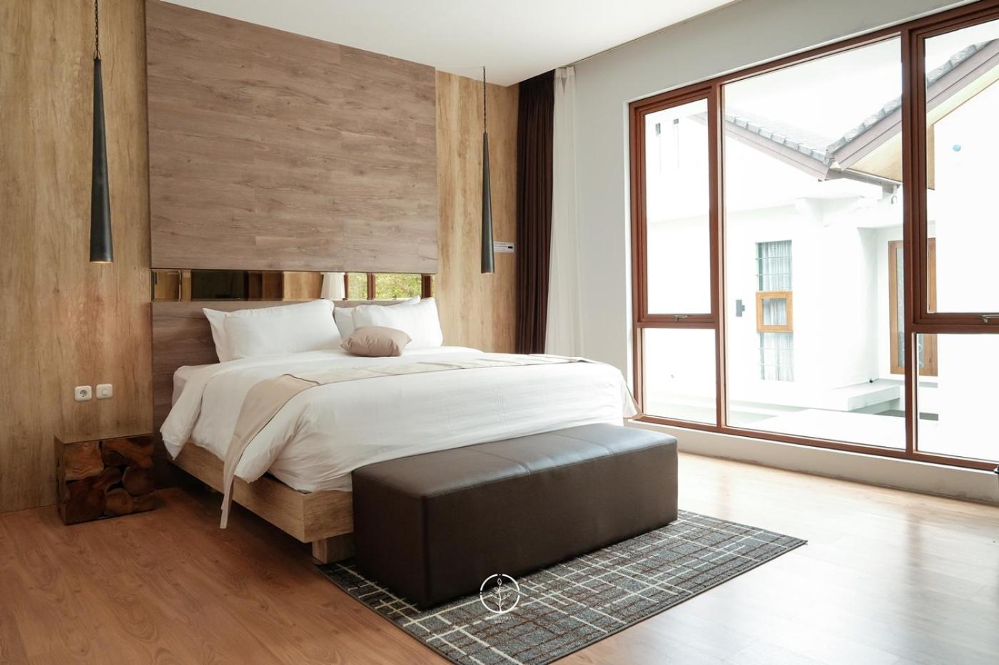 Asmaya Hill View Villa 7 Bedrooms With A Private Swimming Pool 万隆 外观 照片